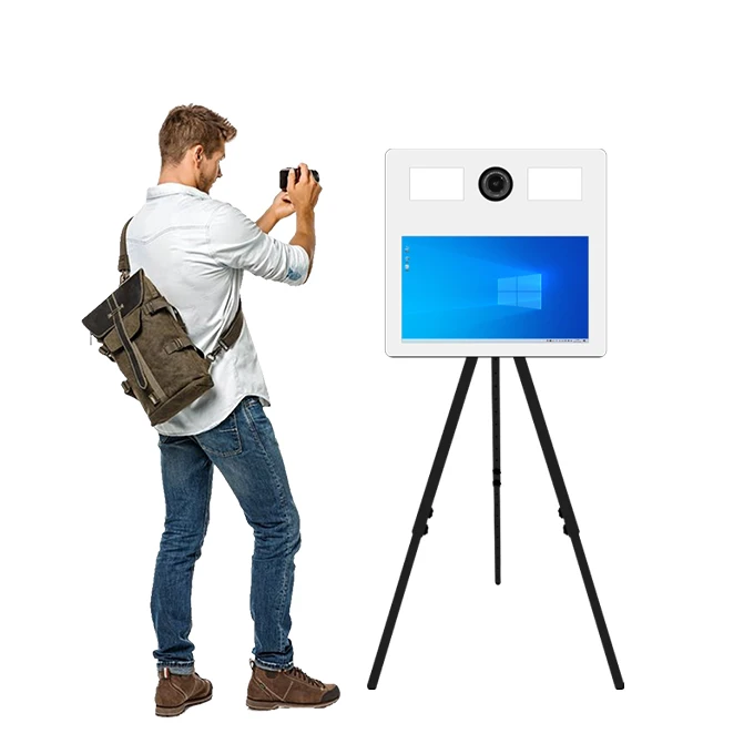 21.5 inch Touch Screen Square Tripod SLR Camera Photo Booth