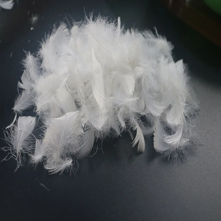 
Goose feather / White Goose Feather/Natural raw 20% White Washed Goose Duck Down Feather 
