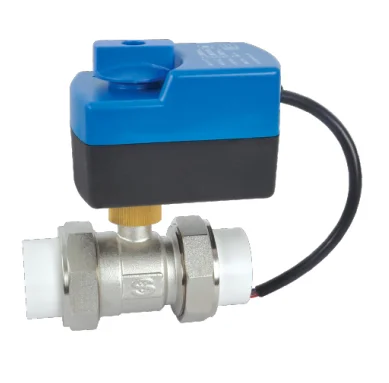 SU-Q387 High quality brass water actuator electric ball valve
