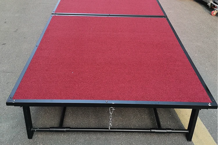 Steel folding stage custom size hotel indoor special stage