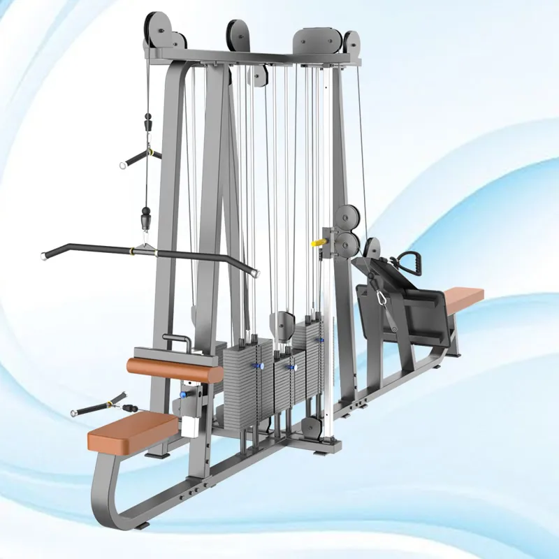 Gym equipment china wholesale MND fitness Dezhou gym factory export MND-F82 Customized 4 stations Gym Equipment MND