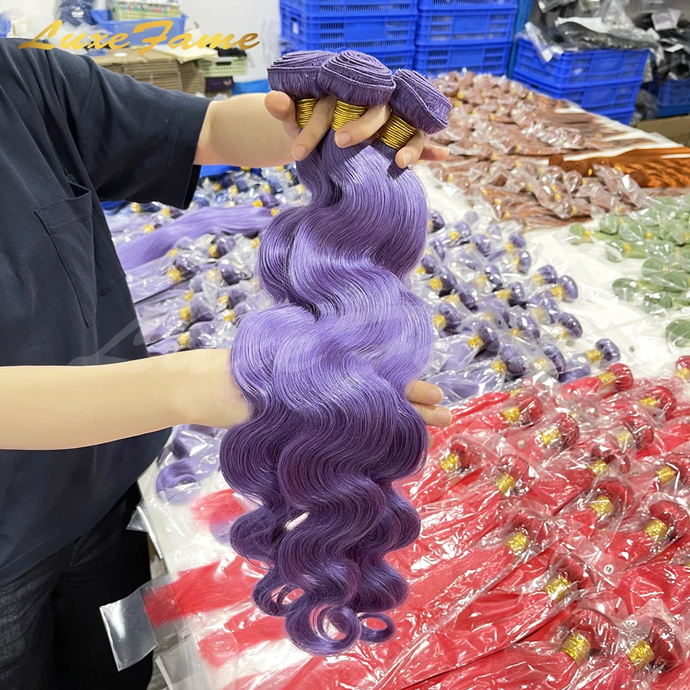 Factory Price Color Purple Pack Grade Brazilian Human Hair 12a Raw Vietnamese Burmese Hair Unprocessed Virgin Hair Vendor