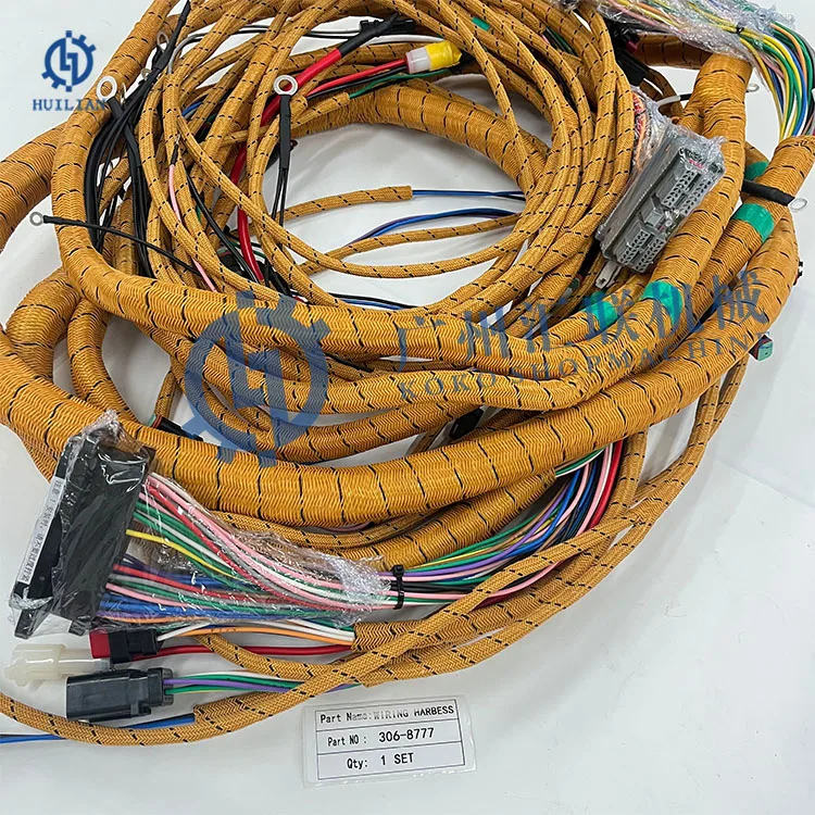 C6.4 C7 Excavator Parts Fuel Injector Nozzle 557-7627 306-8777 3068777 Engine Parts Injector Main Wire Harness for 320D 323D