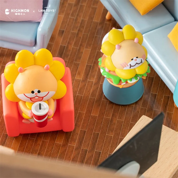 Lamtoys New Design Popular Cute House Story Series Pvc Action Figure Mystery Box Toy