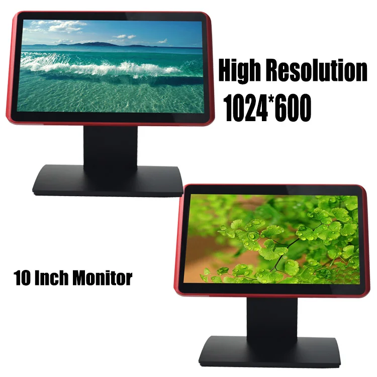 Europe popular design 10.1 inch LCD Display monitor  POS system 1280*800 resolution OEM/ODM