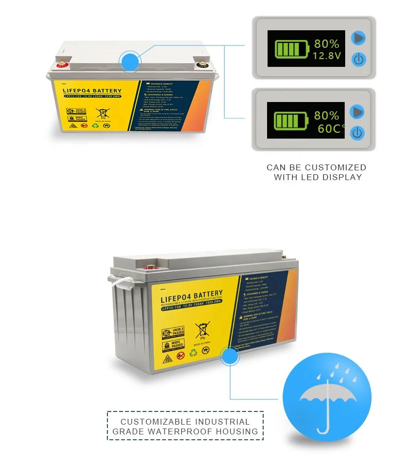  Литий-ионная аккумуляторная батарея UPS Lifepo4 100 Ач Rv 12