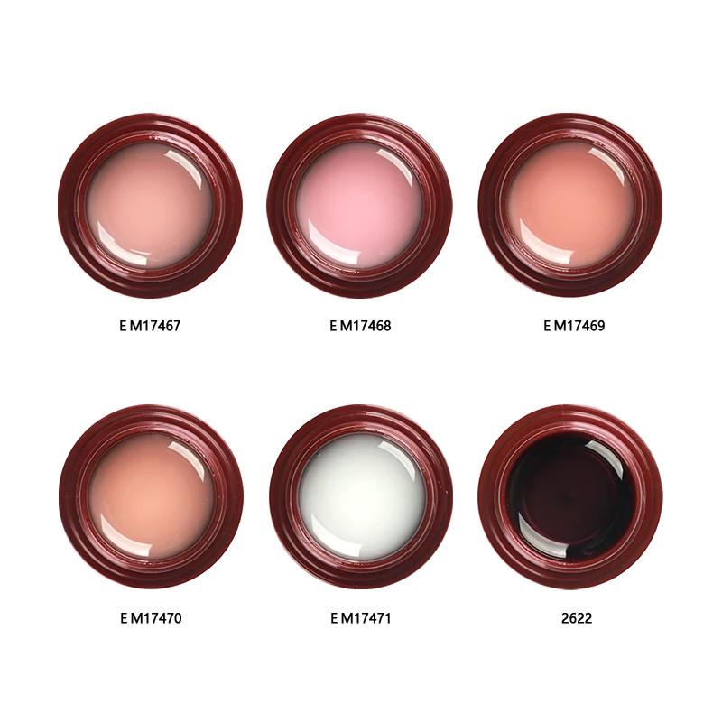 Beauty Nails Vacation Manufacturer Customized Logo Soft Gel Nail Kit With UV LED Lamp Gel Extension Building Gel