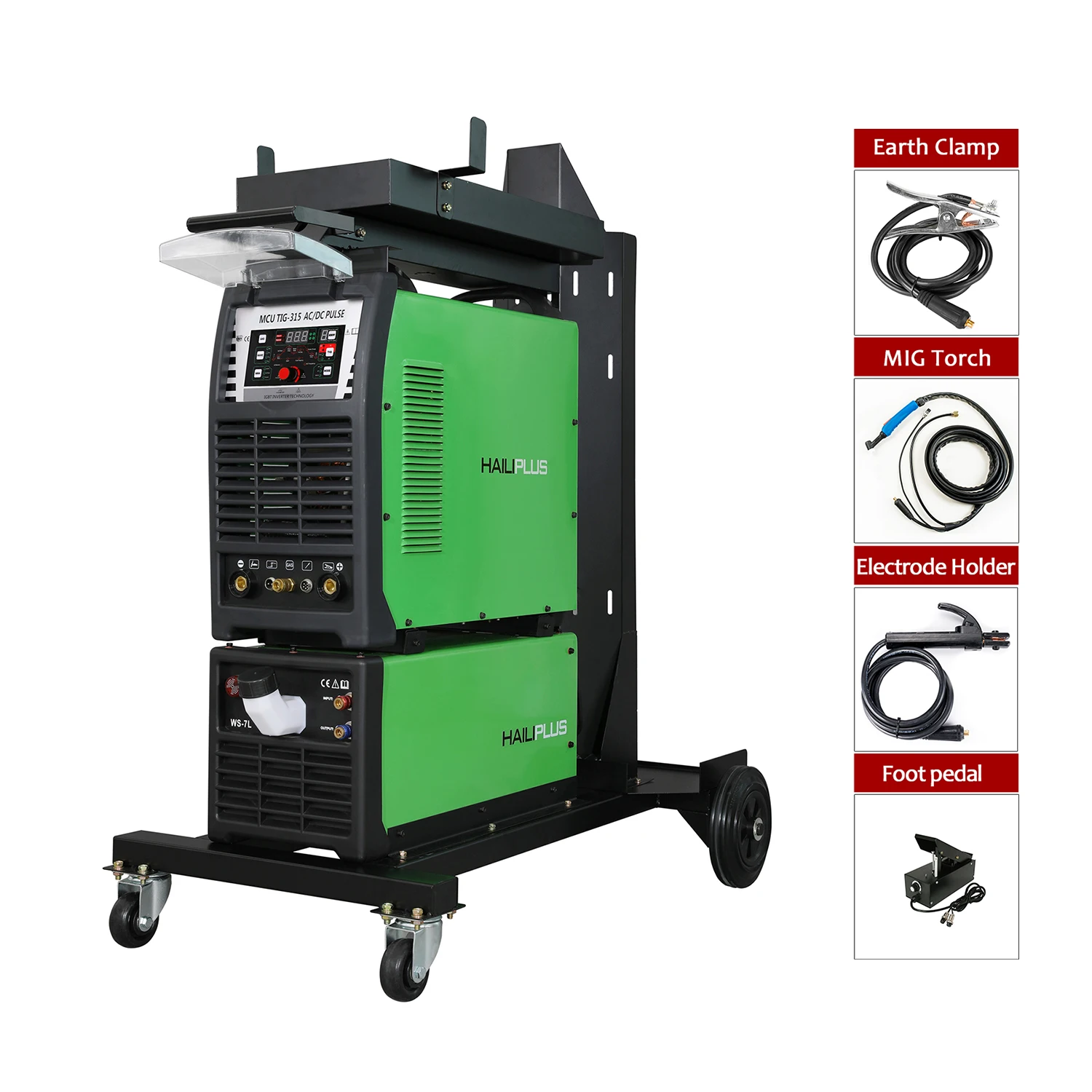 Оптовая продажа 380 В профессиональный сварочный аппарат 315a Ac Dc Pulse Tig Mma