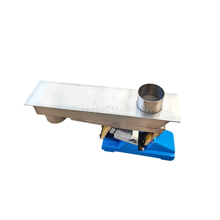 GZV4 GZV5 Stainless Steel Tray Small Electric Magnetic Coal Vibrating Hopper Feeder For Silo