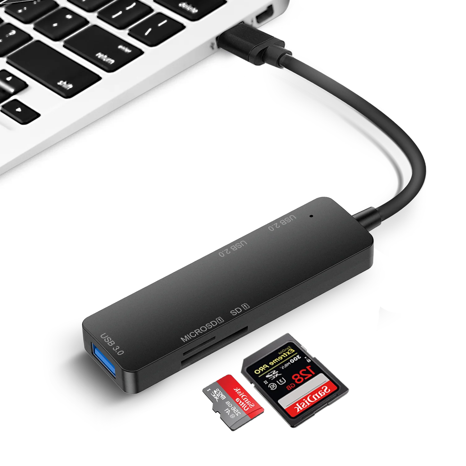  Syosin 2021 несколько портов USB концентратор 5 в 1 док-станция для ноутбука с 3 0 памяти SD кард-ридер ПК