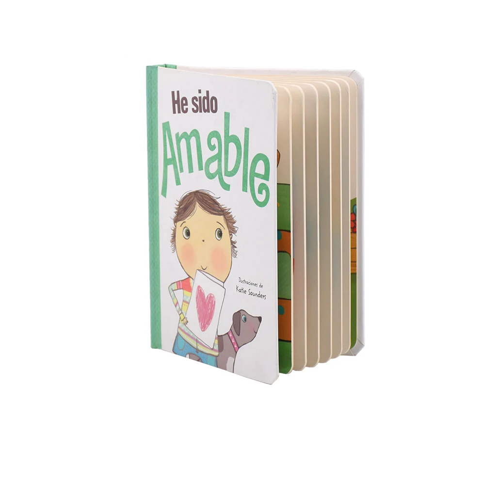 China Factory Custom Hardback Book Full Color Hardcover Children Learning Educational Book Printing