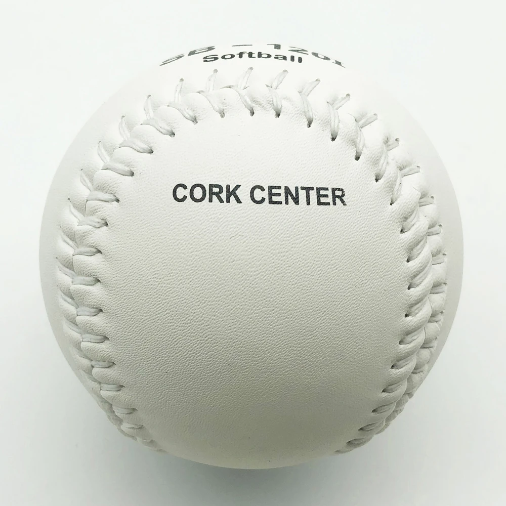 12 inches softball white premium pvc leather PK grade cork Tamanaco SB-120I softball ball in stock