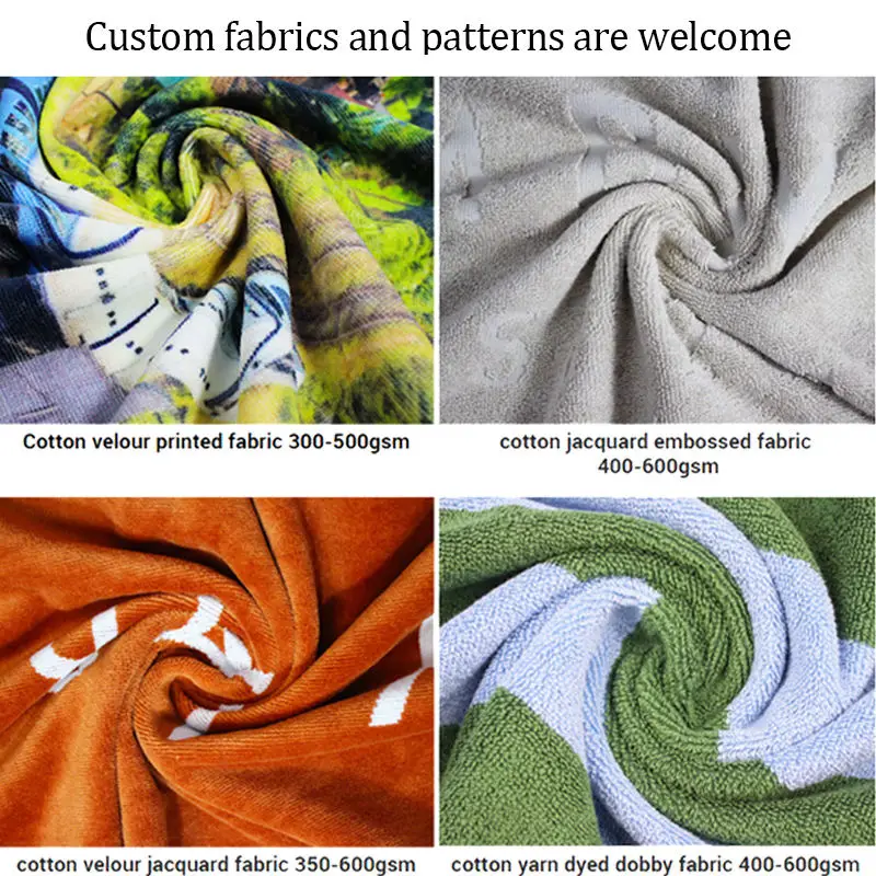 Factory Wholesale 100% Turkish Cotton Pool Towel Assorted Striped Colors With Cabana Stripe Large Cotton Terry Beach Towel