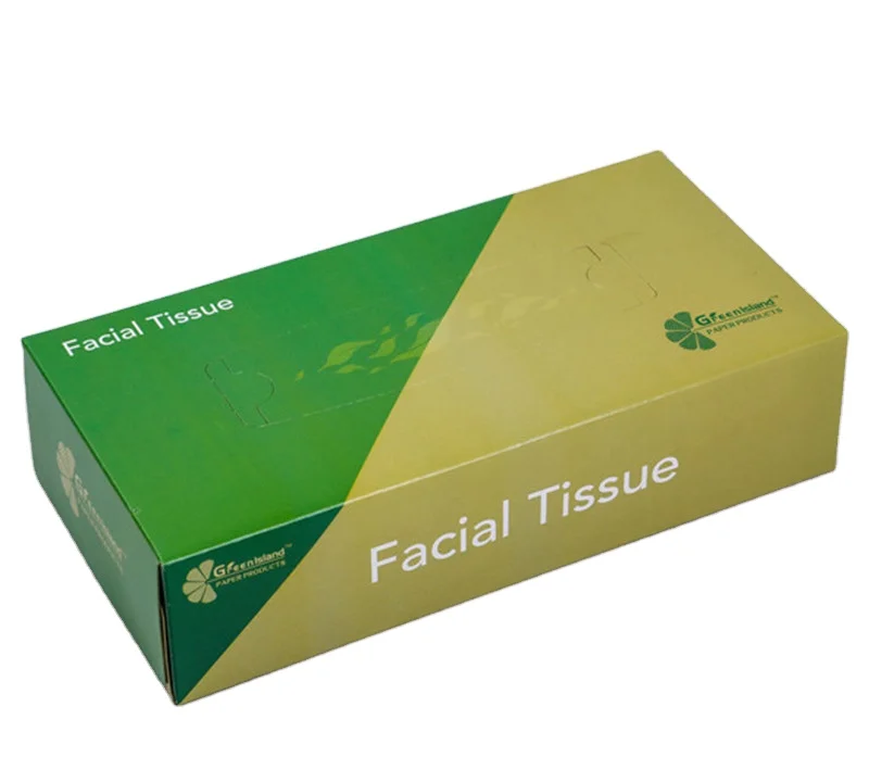 Embossing v fold cheap soft virgin wood pulp 200x2ply direct flat box facial tissue