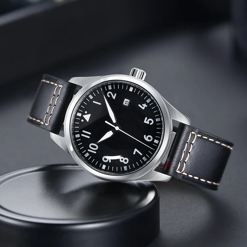 Роскошные автоматические механические часы-авиаторы из нержавеющей стали 316 OEM ODM