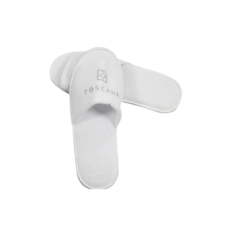 Hotel Supplies Guest Room Washable Custom Logo Hotel Disposable Bathroom Slippers