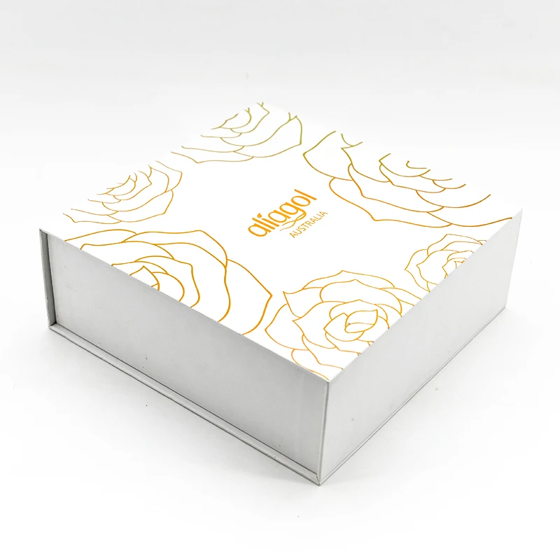 custom luxury flip top cardboard black paper Magnetic gift box packaging with Insert Cardboard Magnetic Paper Gifts Box