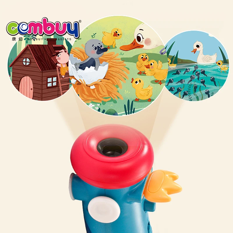 Обучающая история, электрическая детская игрушка-проектор с фонариком