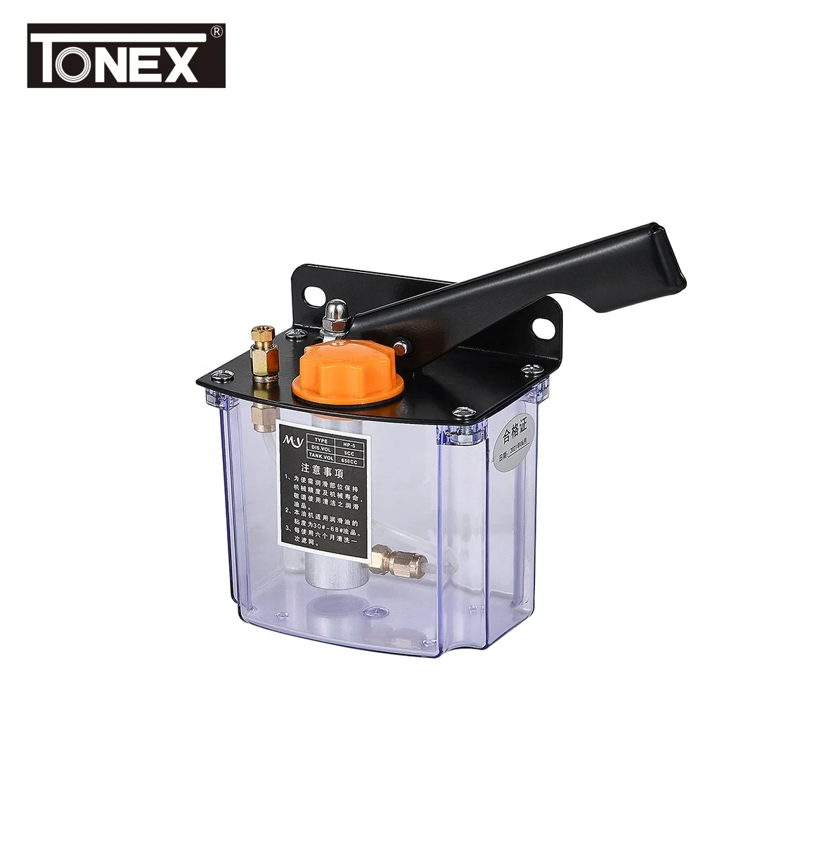 Manual Lubrication Pump Central Lubrication System Manual Oil Pump For Lathe Cnc Machine