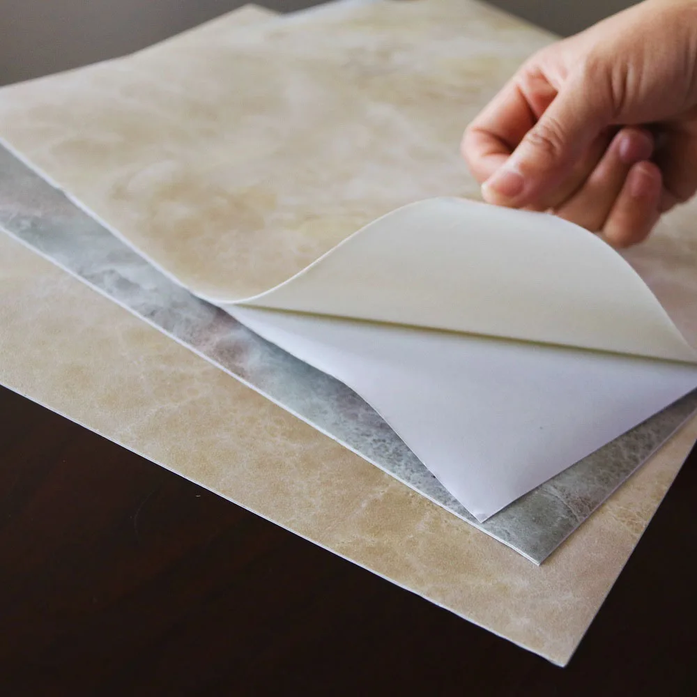 Jinyi 2022 New Pvc Marble Vinyl Film Self Adhesive Peel And Stick LVT Wear Contact Wall Paper Repair Refurb Tile Floor