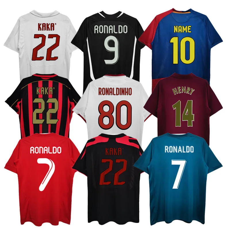 High Quality Unisex Adult Soccer Wear Vintage Quick Dry Short Sleeve Football Jersey for Men