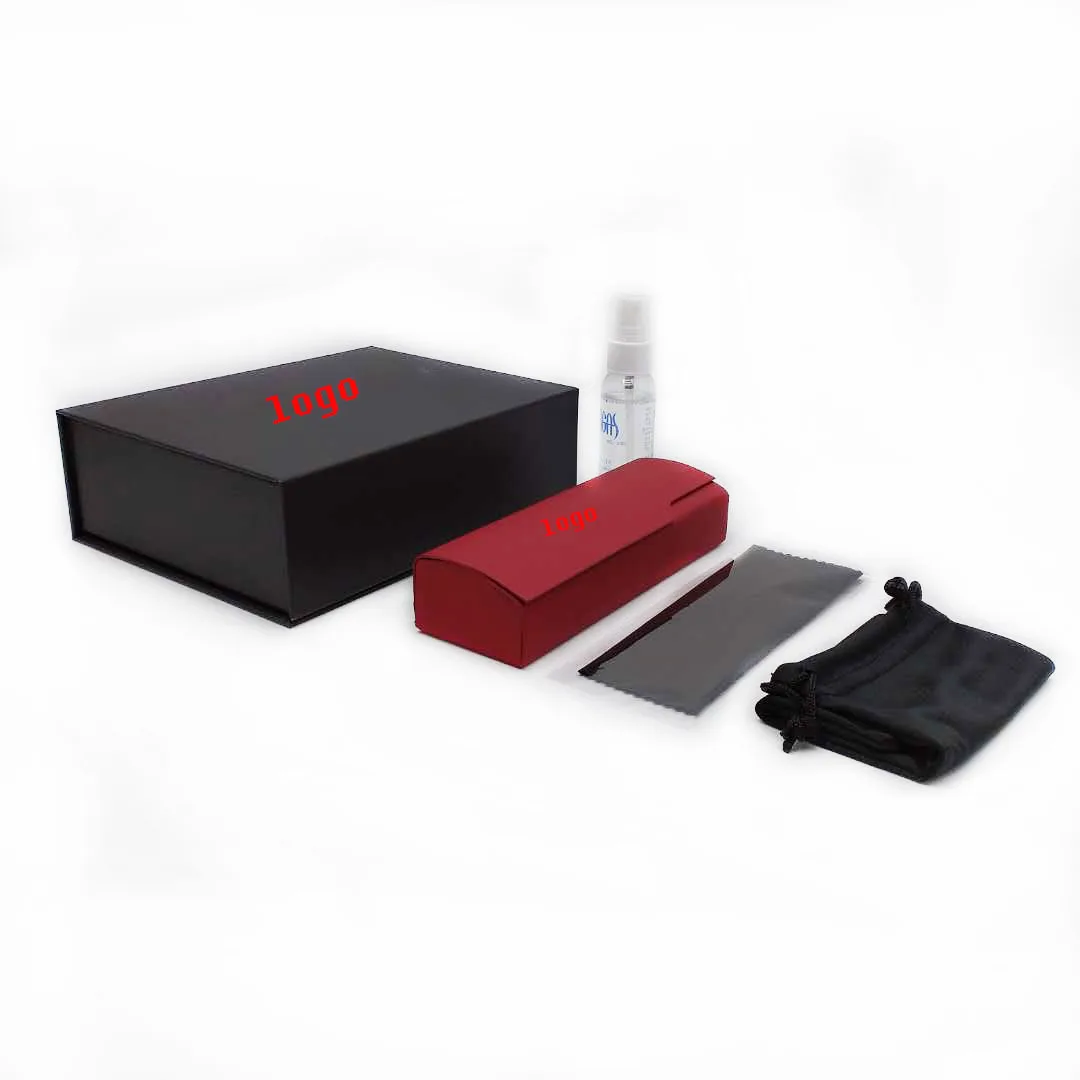 custom logo printing black glasses box luxury sunglasses packaging case hard handmade sunglasses case holder