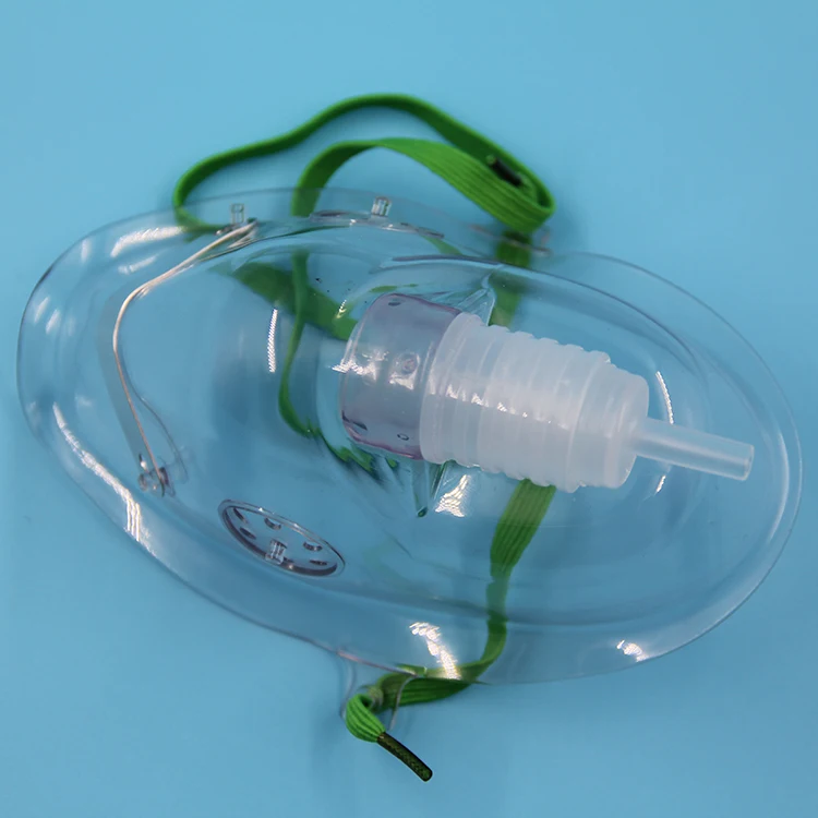 Jar 10cc Nebulizer mask  Aerosol  mask Infant with elastic strap  adjustable nose clip 2m oxygen tubing Size M2