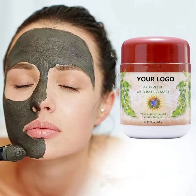 Indian healing clay mask for deep pore cleaning smooth face clay powder