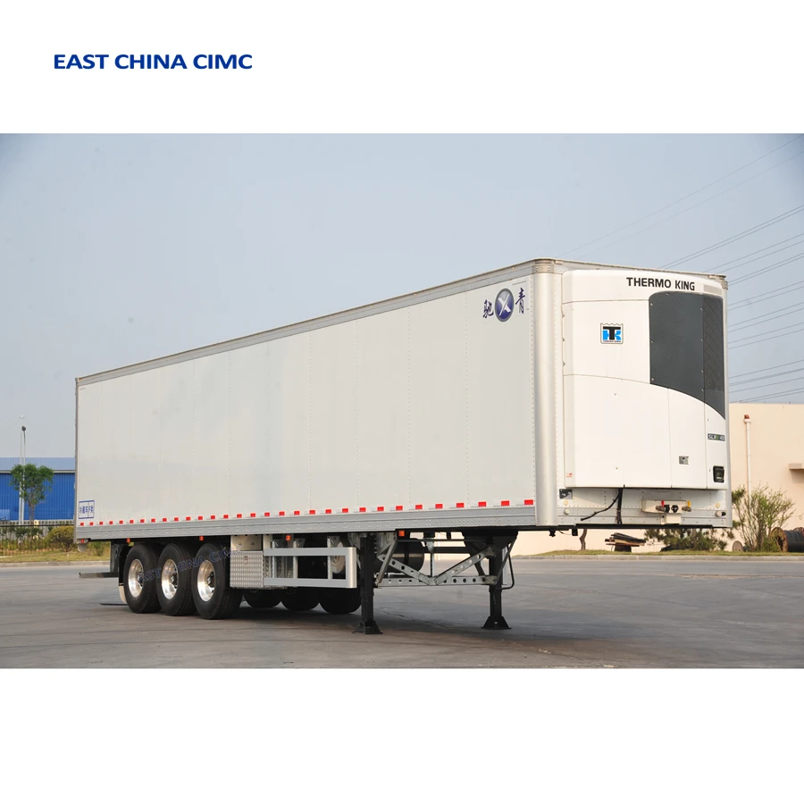 3 Axles 40 FT Refrigerated Truck Trailer With Thermo King MP4000