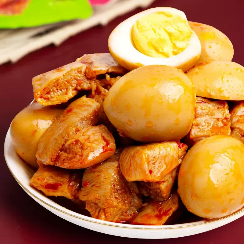 Factory Wholesale Healthy Exotic Snacks Instant Quail Egg Vegetarian Meat Snacks