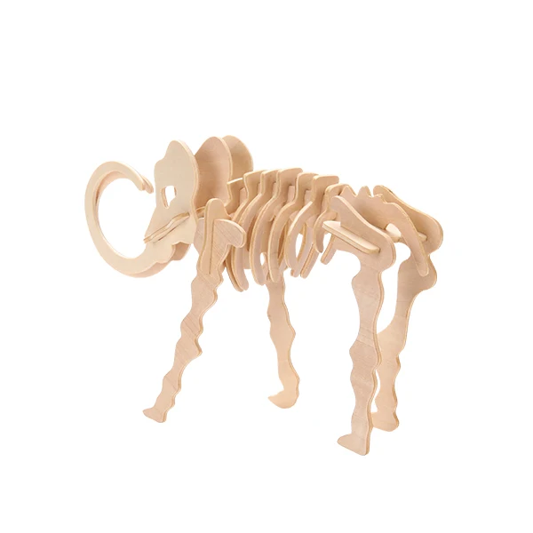 Wooden Kids Toy 3D Jigsaw Cartoon dinosaur Car Puzzles For Children Baby Educational Learning Toys