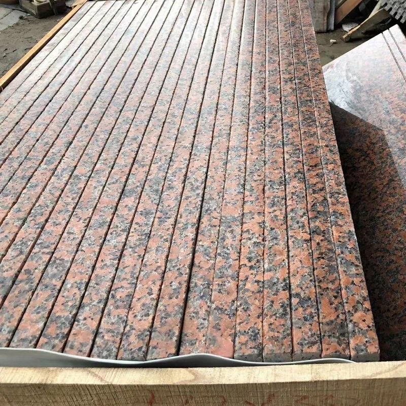 Polished Guangxi Red Color Natural Granite Stone Floor Tiles Big Slab Maple Granite