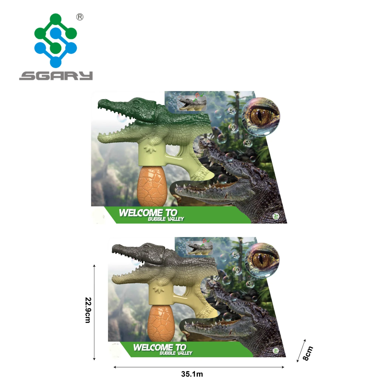 2022 Newest dinosaur bubble gun new style bubble gun toy summer outdoor soap water bubble machine toys for kids