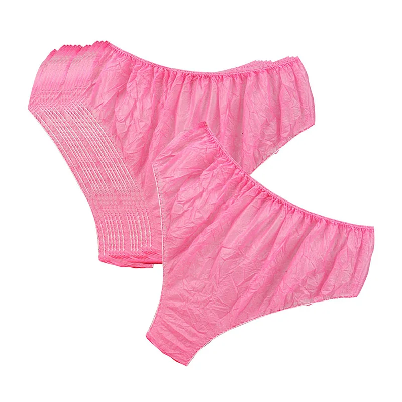 Non woven breathable non woven women maternity postpartum panties super soft mesh cotton disposable underwear panties