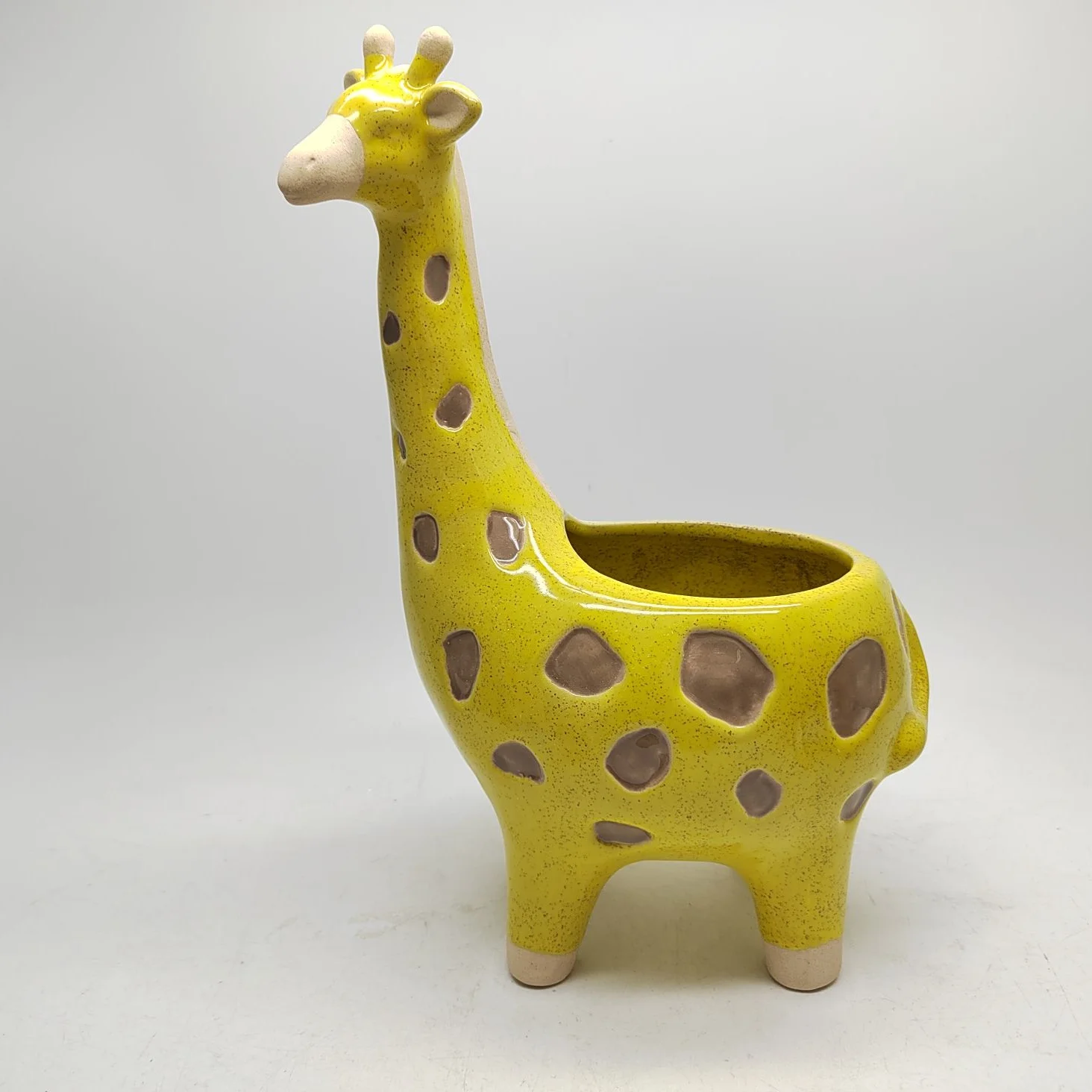 Farm house design home and garden Giraffe flower pot ceramic planter planter