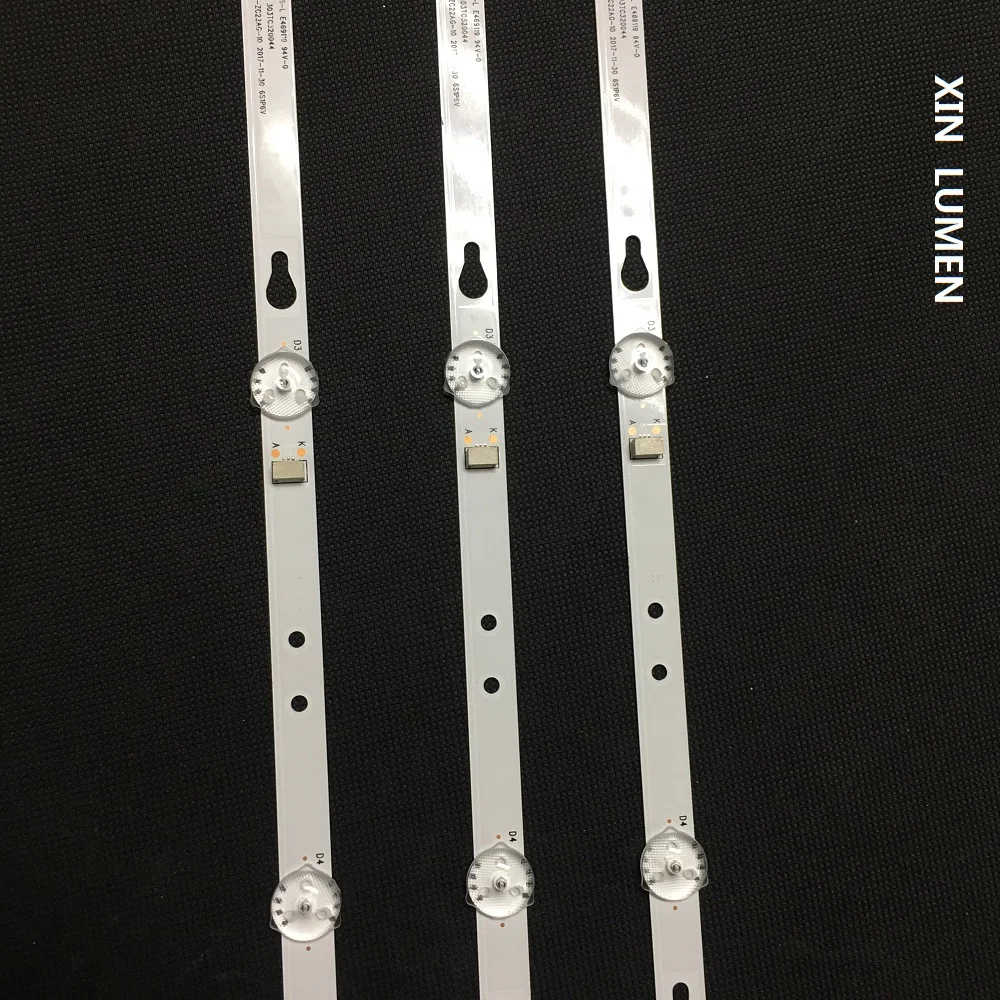 EXW 2pcs 600mm  32inch LED backlight strips YS-L E469119 94V-0 303TC320044 32D06 32D06-ZC22AG-10 2017-11-30 light bar