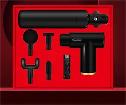 Wholesale Luxury Advertise Automatic Umbrella Massage Gun Business Birthday Gift Box Set