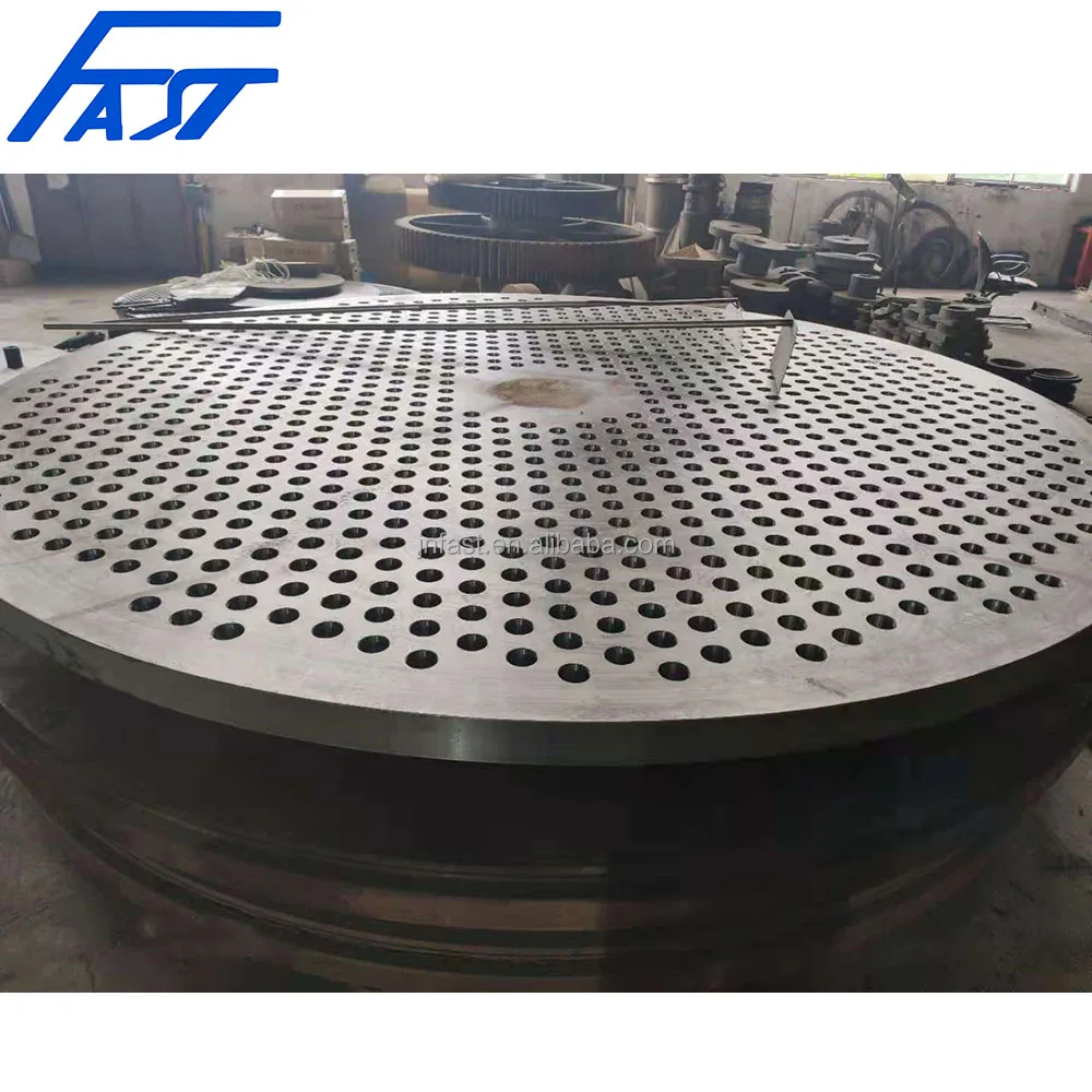 Jinan FAST Heavy Steel High-Speed CNC Drilling Machine For Tube Sheet Plate Rotation PZG3030