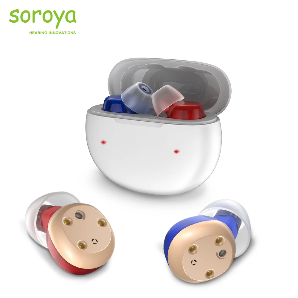 New Best Digital In The Ear Hearing Aid For The Deaf with Longer Battery Life Invisible Hearing Aids