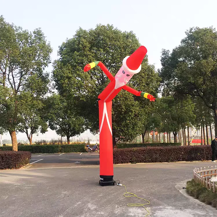 Customized Christmas Inflatable Santa Claus Air Dancer Air Tube Man