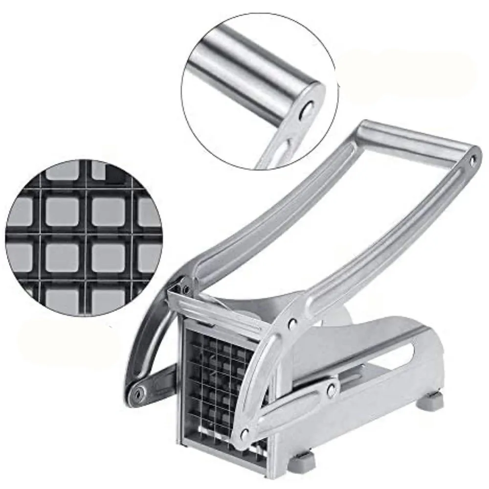 USSE New Arrivals Potato slicer, French Fry Cutter Professional Potato Cutter Stainless Steel Great for Potatoes Carrots