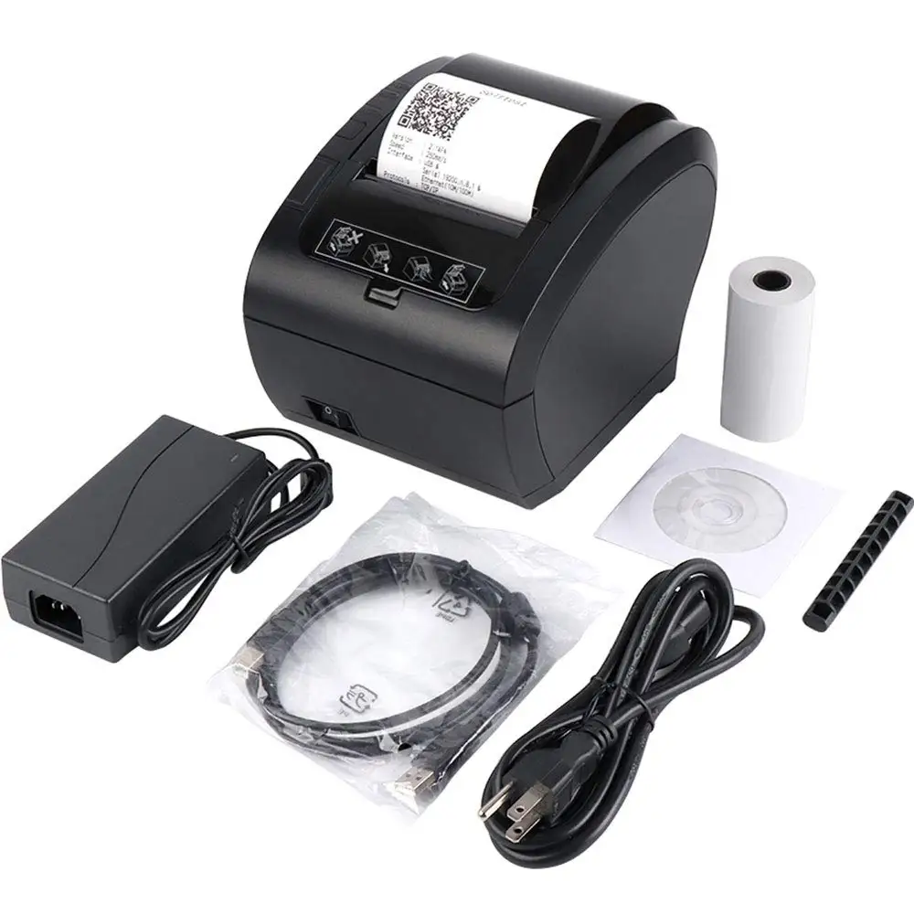 NT-806 80 мм Термальный чековый принтер автоматический резак ресторан кухня POS USB + Serial Ethernet Wi-Fi синий зуб