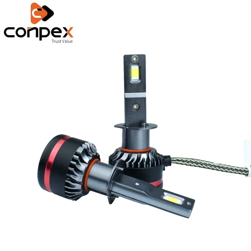 Conpex New Design M8 LED Headlight H1 6000K Auto Headlamp High Power 90W 10000lm Car Bulbs