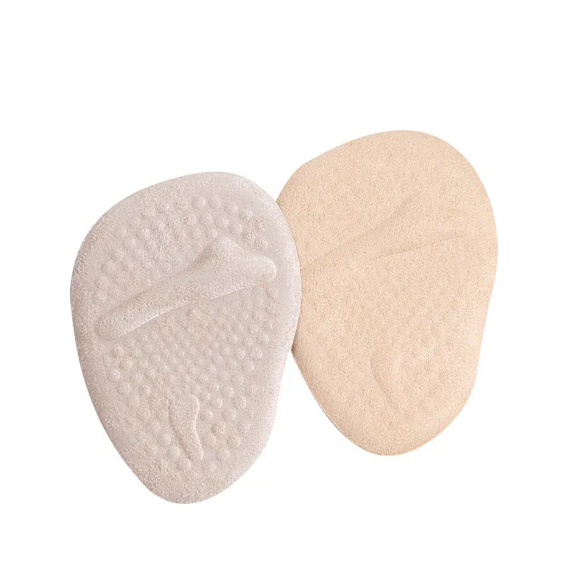 reusable anti slip pain relief sticky adhesive shock absorbing silicone gel foot pad ball of foot cushion for high heels