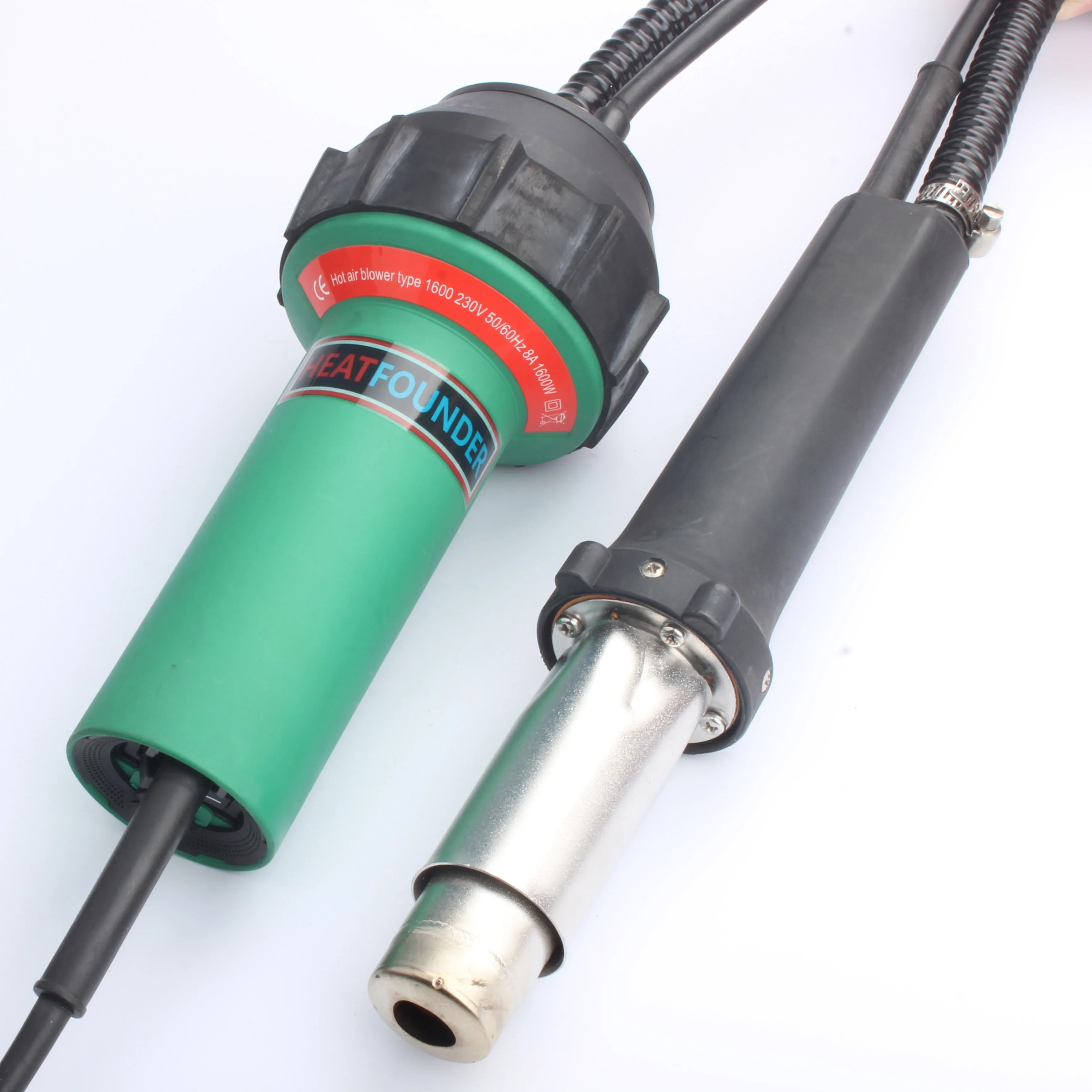 Тепловая пушка/Тепловая пушка HEATFOUNDER с непрерывным контролем температуры для WeldingPVC брезентов 230 В 1600 Вт горячая распродажа
