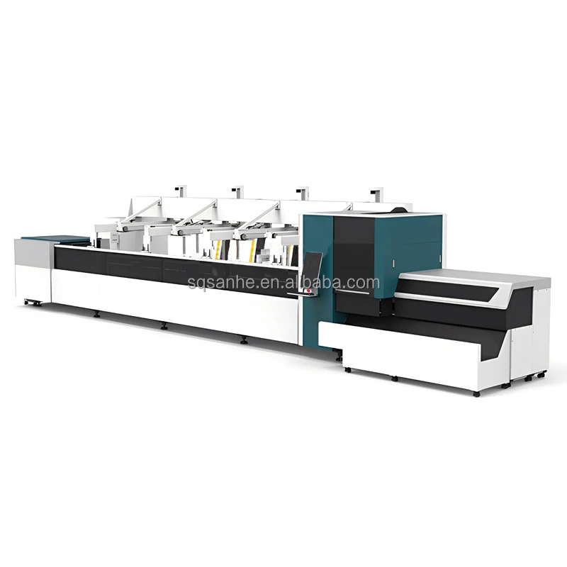 High power 8000w 10000w 12000w professional fiber laser tube cutting machine for sale