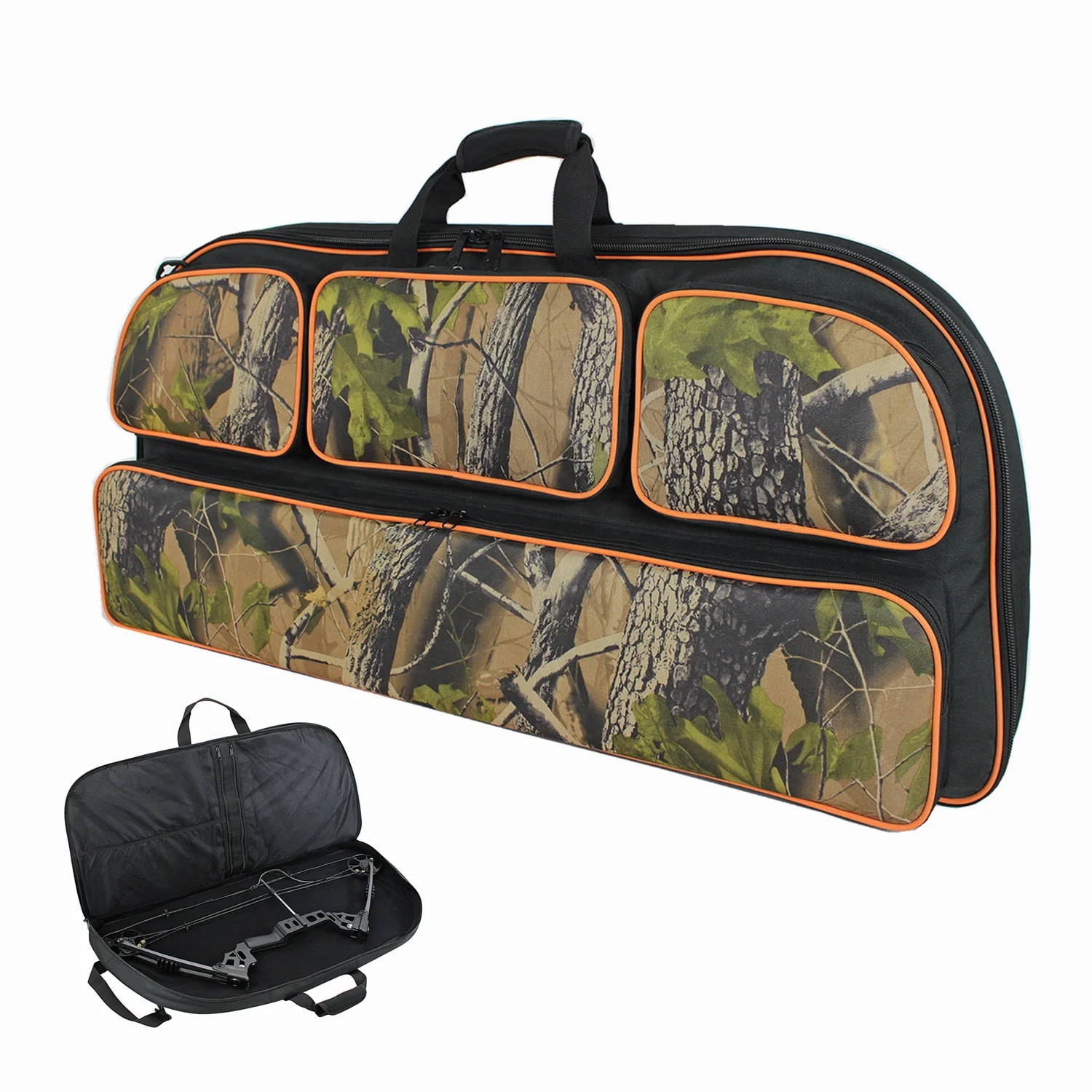 
Hunting target compound bow case Archery bow bag carrying 38 inch compound bows 