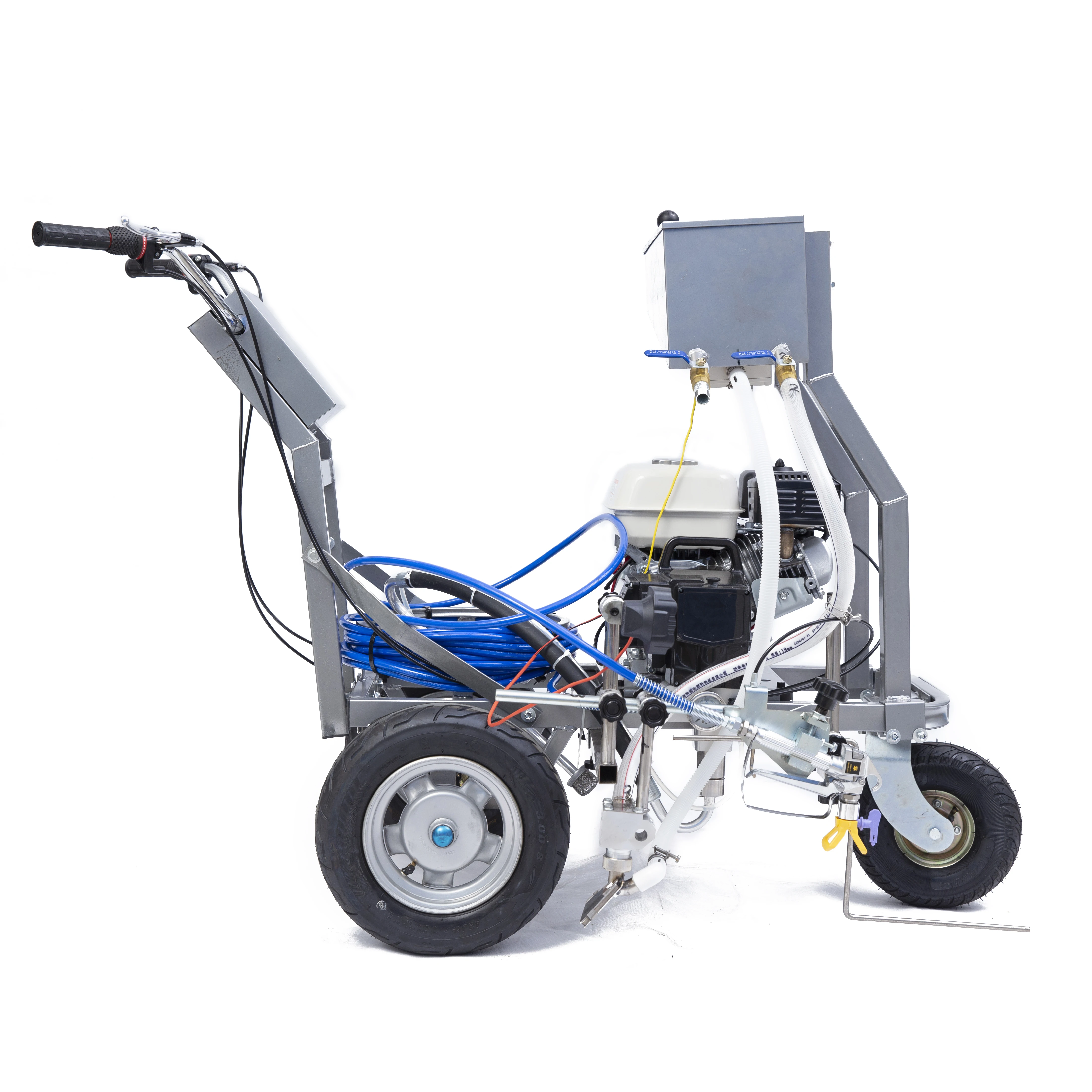 PT6090 Perfect gun alignment easy-to-use guide mark system cold paint road marking machine