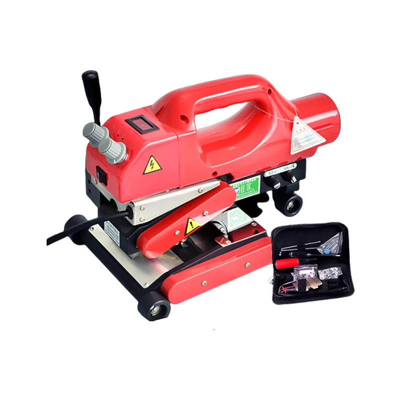 Automatic Geomembrane Welding Machine Hot Wedge Seam Welder 1100W For PVC HDPE PE 5m/min