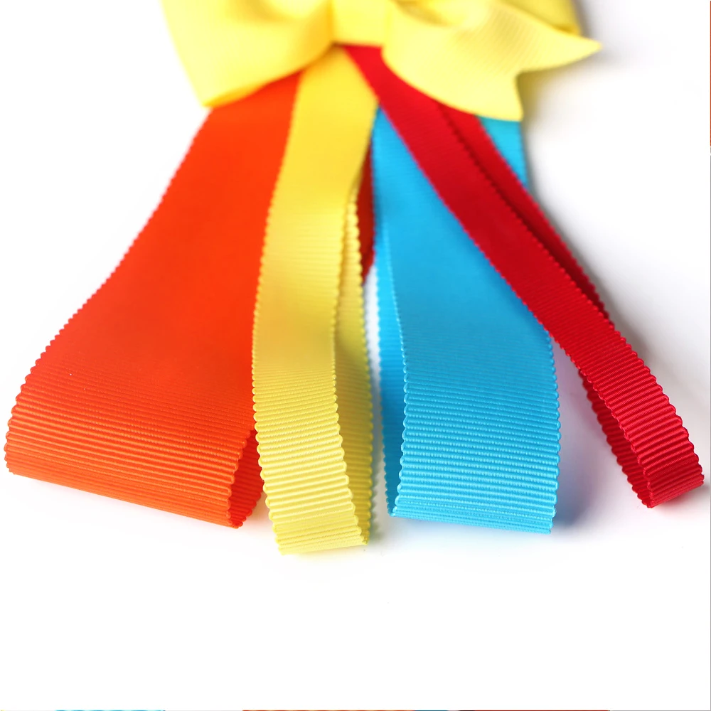 Wholesale rayon stripe hat petersham viscose grosgrain ribbon